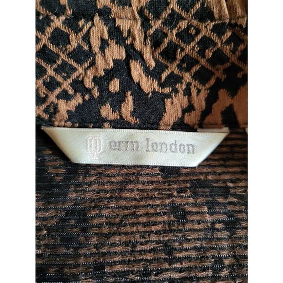 NWOT Erin London black/brown full zip-up jacket - Picture 5 of 8